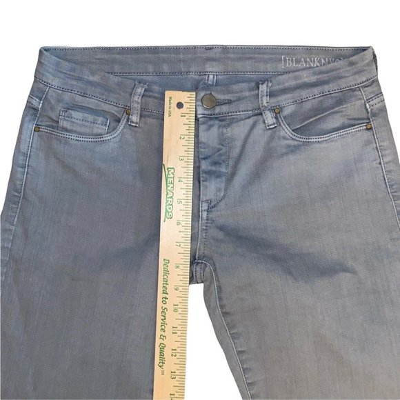 blank nyc silver gray womens denim jeans straight leg size 29 - Picture 5 of 9